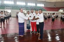မြန်မာ့ရိုးရာလက်ဝှေ့အခြေခံသင်တန်း ဖွင့်ပွဲတက်ရောက်