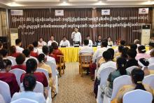 မြန်မာနိုင်ငံအိမ်ခြံမြေဝန်ဆောင်မှုအသင်း(ကရင်ပြည်နယ်)အသင်းသားစုံညီ နှစ်ပတ်လည်အစည်းအဝေးကျင်းပ