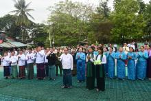 ၂၀၂၆-၂၀၂၇ ပညာသင်နှစ် ကျောင်းအပ်နှံရေးနေ့ အထိမ်းအမှတ် မြေစိုက်ပိုစတာစိုက်ထူ