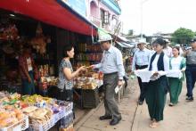 ကရင်ပြည်နယ်ဝန်ကြီးချုပ်ဦးစောမြင့်ဦး ကျောင်းနေအရွယ်ကလေးများအားလုံးကျောင်းအပ်နှံရေး မြေပြင်စည်းရုံးလှုံ့ဆော်