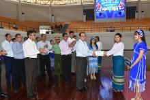 ပြည်နယ်ဝန်ကြီးချုပ်ဖလားမြို့နယ်ပေါင်းစုံ အသက်(၂၅)နှစ်အောက် အမျိုးသား/အမျိုးသမီး စားပွဲတင်တင်းနစ်ပြိုင်ပွဲ ကျင်းပ