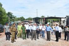 ကရင်ပြည်နယ်ဝန်ကြီးချုပ်ဦးစောမြင့်ဦး ကော့ကရိတ်မြို့ပြန်လည်ထူထောင်ရေးလုပ်ငန်းများ ကြည့်ရှုစစ်ဆေး