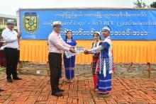 ဘားအံပညာရေးဒီဂရီကောလိပ် စားသောက်ဆောင်အဆောက်အဦ ပန္နက်တော်တင်မင်္ဂလာအခမ်းအနား ကျင်းပ