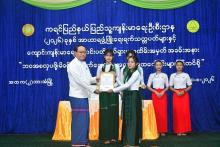 အာဟာရဖွံ့ဖြိုးရေးရက်သတ္တပတ်များနှင့် ကျောင်းကျန်းမာရေးသီတင်းပတ်လှုပ်ရှားမှုအထိမ်းအမှတ်အခမ်းအနားကျင်းပ