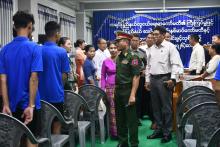 ဘားအံ၌ စားပွဲတင်တင်းနစ်အားကစားနည်း သင်တန်းဆင်း