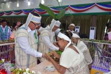ဘားအံမြို့၌ (၄၇)ကြိမ်မြောက် ကရင်ရိုးရာချည်ဖြူဖွဲ့မင်္ဂလာ(လာခုဂ်ခါင်.စူး)ပွဲတော်ကို စည်ကားသိုက်မြိုက်စွာဆင်ယင်ကျင်းပ