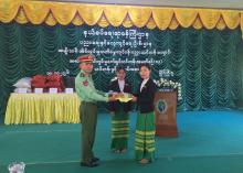 အမျိုးသမီးအိမ်တွင်းမှုသက်မွေးလုပ်ငန်းပညာသင်တန်းကျောင်း(မြိုင်ကြီးငူ)၌ အဆင့်မြင့်အိမ်တွင်းမှုစက်ချုပ်သင်တန်း အမှတ်စဉ်(၁၃)ဖွင့်လှစ်