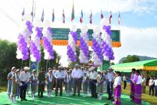 (၇၁)နှစ်မြောက် ကရင်ပြည်နယ်နေ့ကို ကြိုဆိုဂုဏ်ပြုသောအားဖြင့် ထောင်ကလပ်ကျေးရွာအုပ်စု ကော့ထေးကျေးရွာ အဝင်လမ်း ကွန်ကရစ်လမ်းသစ်ဖွင့်